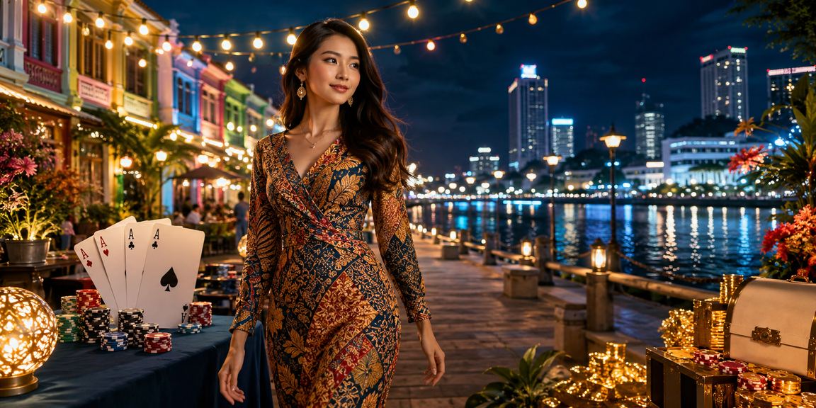 Permainan poker Penang bercorak batik tempatan